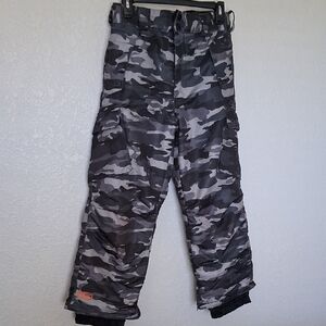 Gotcha Insulated Snowboard Ski Pants, Unisex Youth 14 
